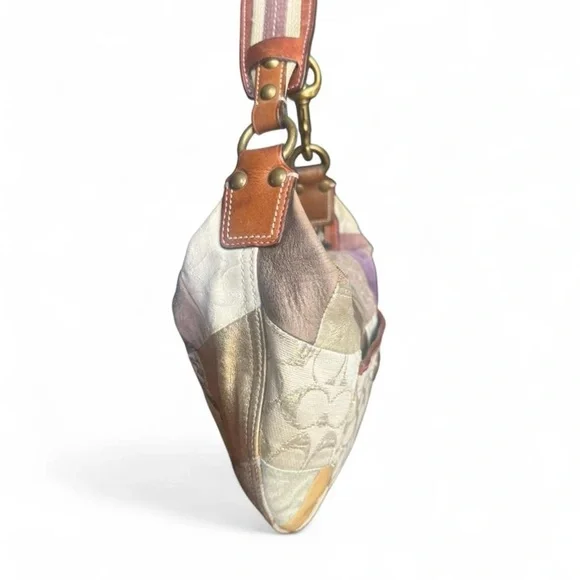 Coach Patchwork Shoulder Bag Vintage Y2K - Picture 4 of 8